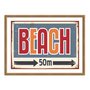 Quadro Decorativo Beach 50m