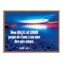 Quadro Decorativo Bíblico Salmos 107:1