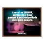 Quadro Decorativo Bíblico Salmos 136:1