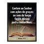 Quadro Decorativo Bíblico Salmos 147:7