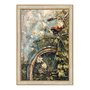Quadro Decorativo Bicicleta Vintage Farmhouse Pintura Texturizada
