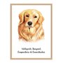Quadro Decorativo Cachorro Golden Retriever Características da Raça