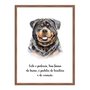 Quadro Decorativo Cachorro Rottweiler Características da Raça