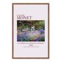 Quadro Decorativo Canteiro de Íris de Giverny de Claude Monet