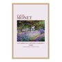 Quadro Decorativo Canteiro de Íris de Giverny de Claude Monet