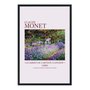 Quadro Decorativo Canteiro de Íris de Giverny de Claude Monet