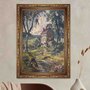 Quadro Decorativo Casa De Campo Paisagem Vintage Farmhouse