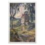 Quadro Decorativo Casa De Campo Paisagem Vintage Farmhouse