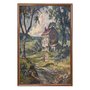 Quadro Decorativo Casa De Campo Paisagem Vintage Farmhouse