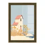 Quadro Decorativo Casa de Verão Estilo Modern Heritage