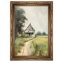 Quadro Decorativo Casa no Campo Vintage Farmhouse
