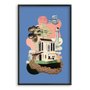 Quadro Decorativo Colagem Abstrata Casa Surrealista