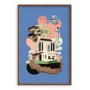 Quadro Decorativo Colagem Abstrata Casa Surrealista