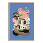 Quadro Decorativo Colagem Abstrata Casa Surrealista