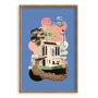 Quadro Decorativo Colagem Abstrata Casa Surrealista