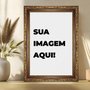 Quadro Decorativo Com Imagem Personalizada E Moldura Gravada