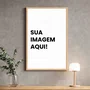 Quadro Decorativo Com Imagem Personalizada E Moldura Gravada