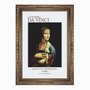 Quadro Decorativo Dama com Arminho de Leonardo da Vinci