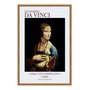 Quadro Decorativo Dama com Arminho de Leonardo da Vinci