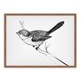 Quadro Decorativo Desenho de Pássaro