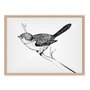 Quadro Decorativo Desenho de Pássaro