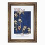 Quadro Decorativo Dom Fafe e as Flores de Cerejeira Chorona de Katsushika Hosukai
