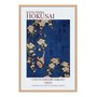 Quadro Decorativo Dom Fafe e as Flores de Cerejeira Chorona de Katsushika Hosukai