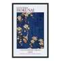 Quadro Decorativo Dom Fafe e as Flores de Cerejeira Chorona de Katsushika Hosukai