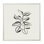 Quadro Decorativo Esboço Planta Estilo Japandi