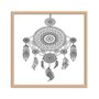 Quadro Decorativo Filtro dos Sonhos em Mandala