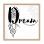 Quadro Decorativo Filtro dos Sonhos Frase: "Dream"