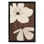Quadro Decorativo Floral Chocolate Estilo Modern Heritage