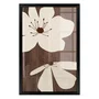 Quadro Decorativo Floral Chocolate Estilo Modern Heritage