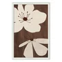 Quadro Decorativo Floral Chocolate Estilo Modern Heritage