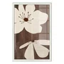 Quadro Decorativo Floral Chocolate Estilo Modern Heritage