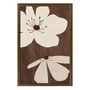 Quadro Decorativo Floral Chocolate Estilo Modern Heritage