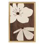 Quadro Decorativo Floral Chocolate Estilo Modern Heritage