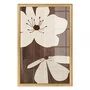 Quadro Decorativo Floral Chocolate Estilo Modern Heritage