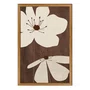 Quadro Decorativo Floral Chocolate Estilo Modern Heritage