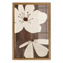 Quadro Decorativo Floral Chocolate Estilo Modern Heritage