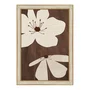 Quadro Decorativo Floral Chocolate Estilo Modern Heritage