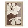 Quadro Decorativo Floral Chocolate Estilo Modern Heritage