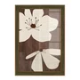 Quadro Decorativo Floral Chocolate Estilo Modern Heritage