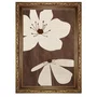 Quadro Decorativo Floral Chocolate Estilo Modern Heritage