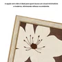 Quadro Decorativo Floral Chocolate Estilo Modern Heritage