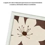Quadro Decorativo Floral Chocolate Estilo Modern Heritage