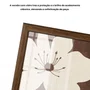 Quadro Decorativo Floral Chocolate Estilo Modern Heritage