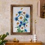 Quadro Decorativo Flores Margaridas Vintage Farmhouse