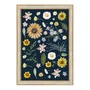 Quadro Decorativo Flores Silvestres Estilo Modern Heritage