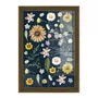 Quadro Decorativo Flores Silvestres Estilo Modern Heritage